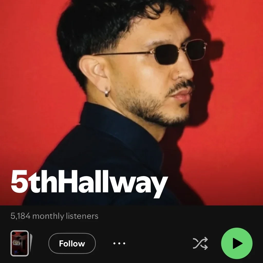 5thHallway Spotify profile - before